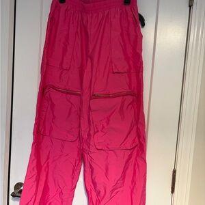 Bright Pink Cargo Pants